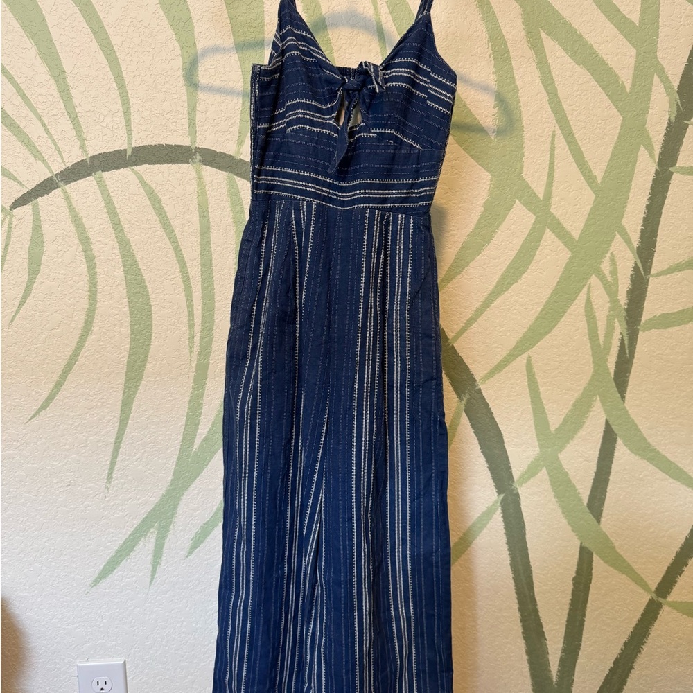 Striped full length body suit
